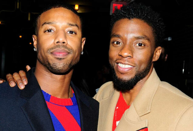 Michael B. Jordan talks about his first encounter with Chadwick Boseman