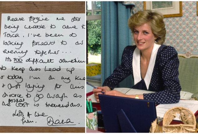 Princess Diana’s newly discovered letters reveal her Charles divorce anguish