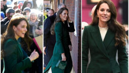 Kate Middleton ignores wolf whistle as she tours Market in Leeds