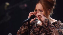 Adele burst into tears after seeing man with a picture of his late wife
