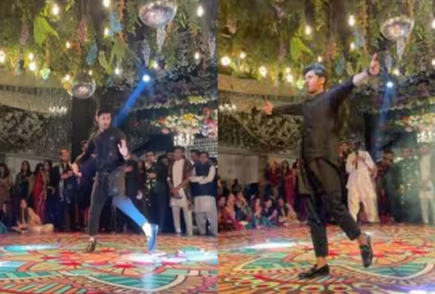 Pakistani man grooves to Bollywood songs at wedding, wins heart