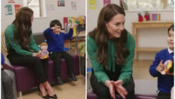 Kate Middleton talks to schoolchildren in sweet conversation about cuddles, cake, and ice cream