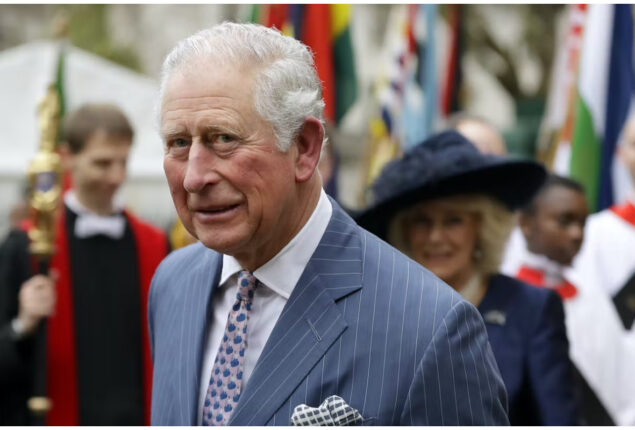 King Charles laughs as crowd asks ‘uncomfortable question’