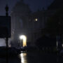 Repair teams working to restore electricity to Odesa, Ukraine after fire