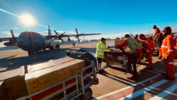 PAF C-130 carrying rescue teams lands in Turkiye