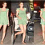 For a casual outing, Kriti Sanon combines ethnic and modern vibes