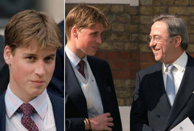 Prince William became godfather of Greek prince at  young age