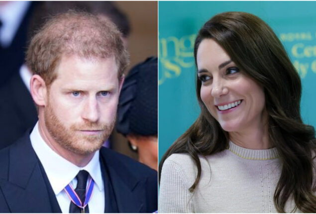 Prince Harry appears to be following in the footsteps of Kate Middleton