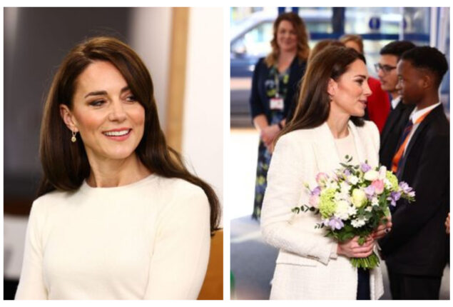 Kate Middleton oozes hope while paying surprise visit to Landau Forte in Derby
