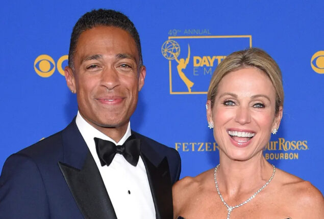 Has Amy Robach taken larger package than her boyfriend T.J. Holmes?