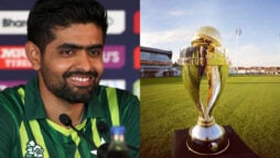 Babar Azam says "The ambition is to be a part of World Cup team and to win the tournament"