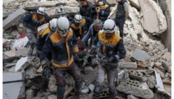 Video: Crowd cheers as a family of five is rescued from rubble in earthquake-ravaged Syria