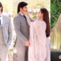Hiba Bukhari and Arez Ahmed together exude beauty at a wedding