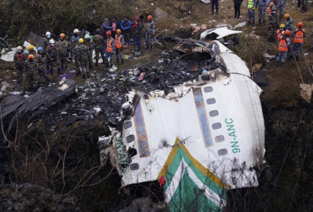 crashed Nepalese plane