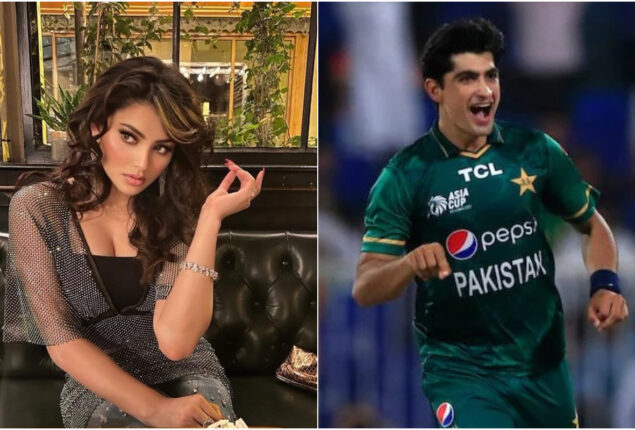 Urvashi Rautela sends birthday love to cricketer Naseem Shah