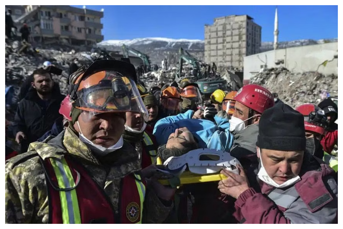 girl, rescued from Turkey earthquake