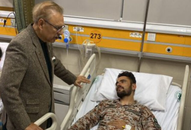 President visits JPMC of enquire about health of KPO attack injured