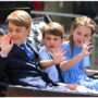 George, Charlotte, and Louis are all on half-term break in February