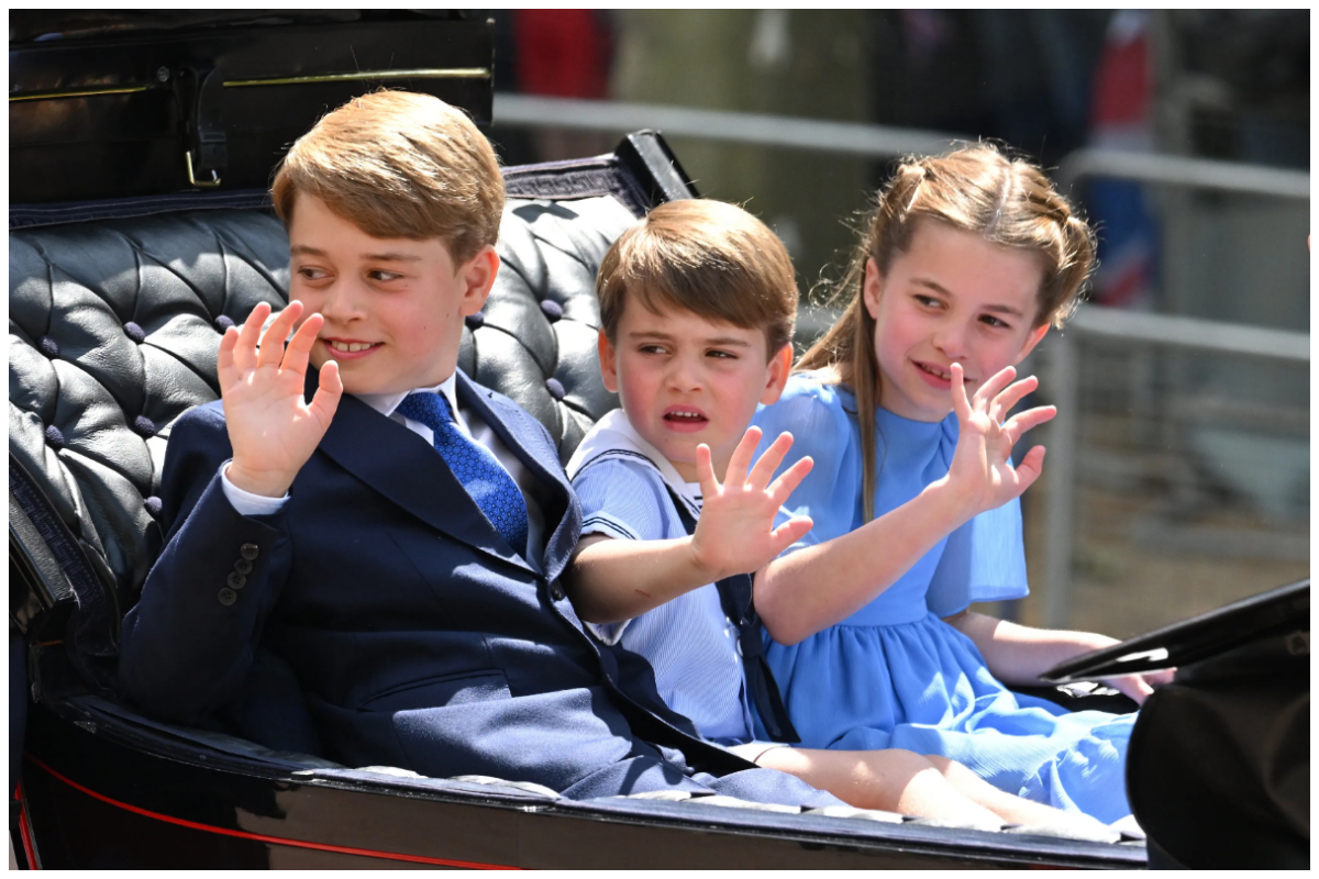 George, Charlotte, and Louis