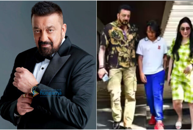 Sanjay Dutt was seen out with his family for lunch in Mumbai