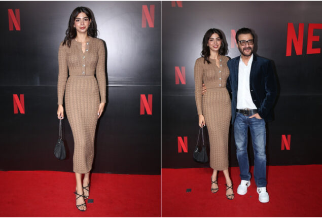Khushi Kapoor made heads turn as she rocked camel coloured 