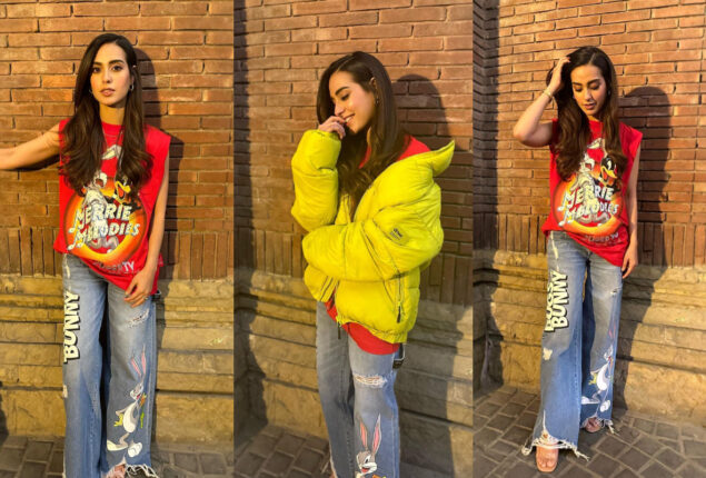 Iqra Aziz looks super cute in her bugs bunny outfit