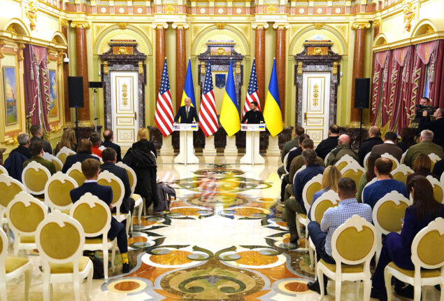 Joe Biden declares “Putin’s war of conquest is failing”