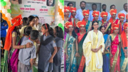 Ajay Devgn’s daughter recently attended an event in rural Ahmednagar