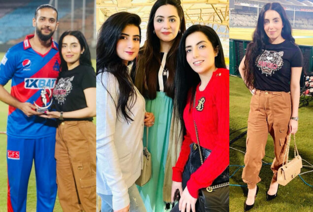 Imad Wasim’ wife Sannia Ashfaque shares pictures from stadium