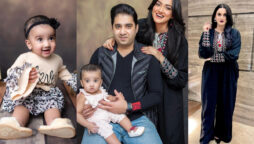 Kiran Tabeir’s beautiful photos with her husband and daughter