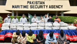 Pakistan Navy, PMSA and ANF conduct joint counter narcotics