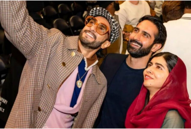 Malala Yousafzai & Ranveer Singh meet at NBA All Stars Weekend