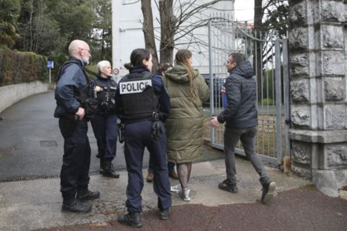French teacher killed