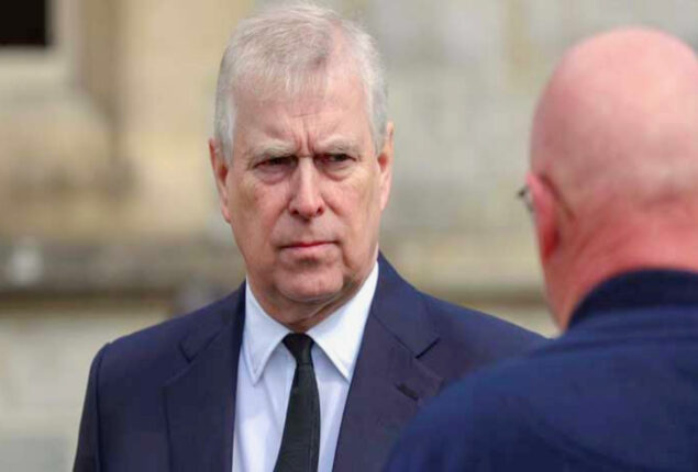 Prince Andrew refuses to leave his home