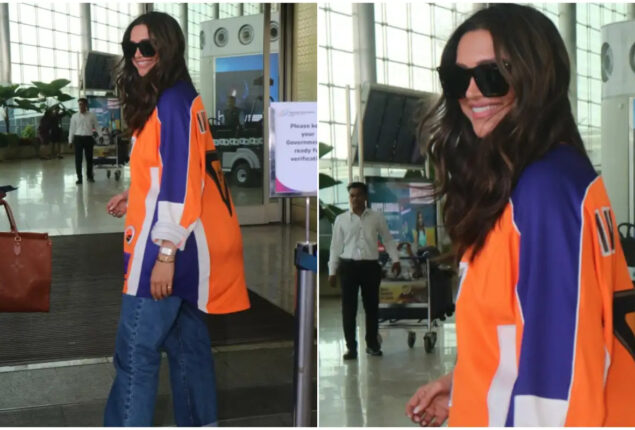 Deepika Padukone seen making a chicest appearance at airport