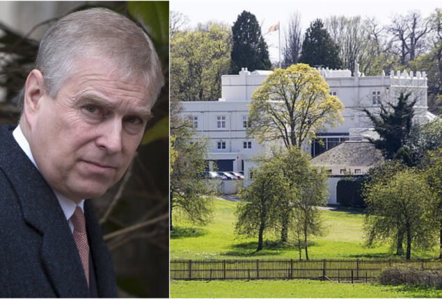 Will Prince Andrew leave his 30-bedroom mansion?