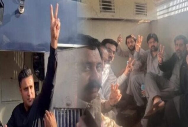 6 PTI leaders moved to Shahpur Jail Sargodha