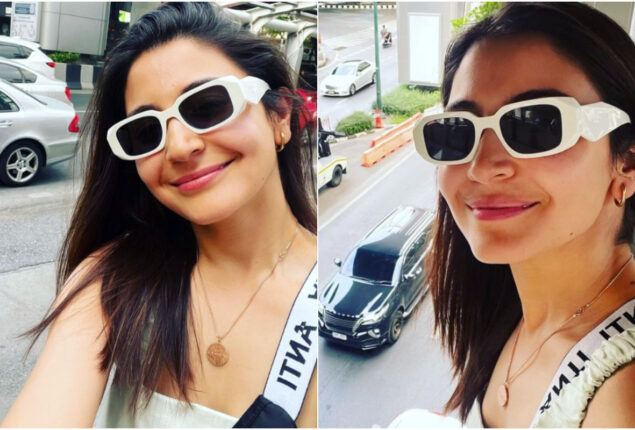 Anushka Sharma looks super cool in sunglasses