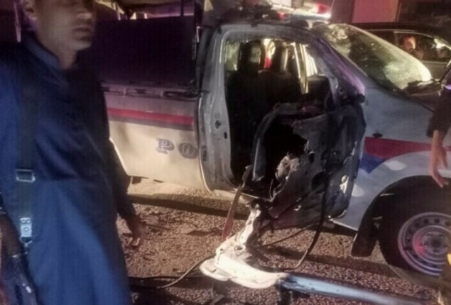 Two policemen martyred in Khuzdar