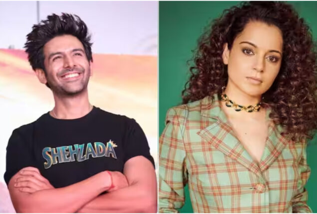 Kartik Aaryan reacts to Kangana Ranaut’s recent tweet