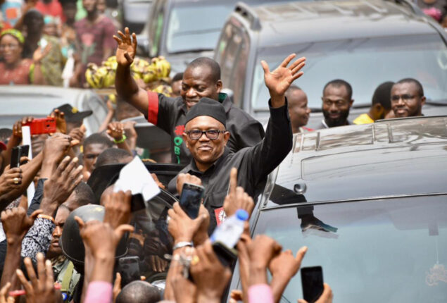 Peter Obi wins Lagos against Bola Tinubu in Nigeria election