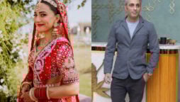 Ushna Shah criticizes blogger Ab Lakhani for violating privacy at her wedding