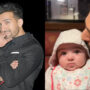 Sham Idrees unveils his youngest baby girls’ face for the first time