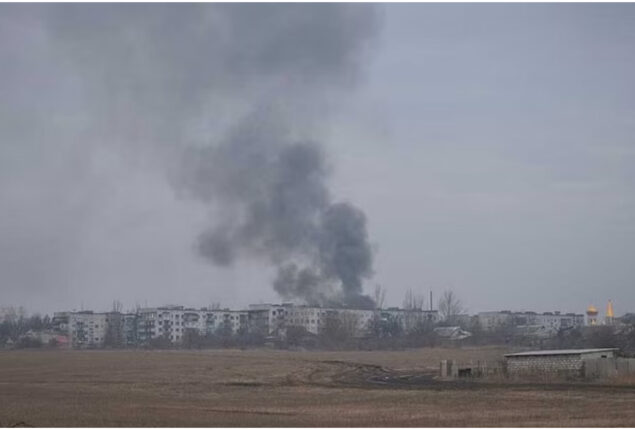 A drone crashed in failed attack