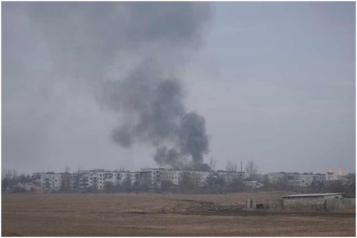A drone crashed in failed attack