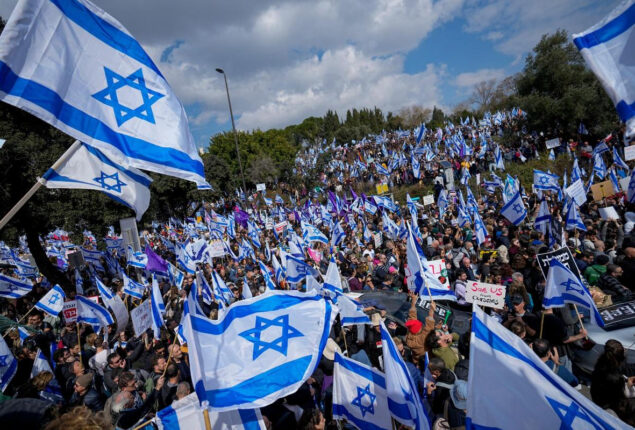 Protests erupt across Israel as Netanyahu’s government introduces bills to weaken courts