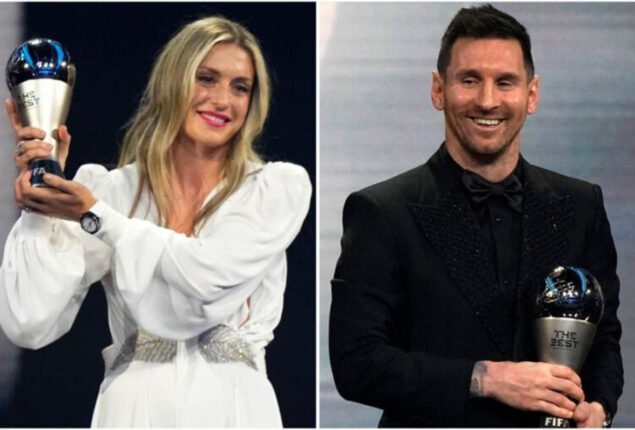 Lionel Messi & Alexia Putellas won The Best FIFA awards