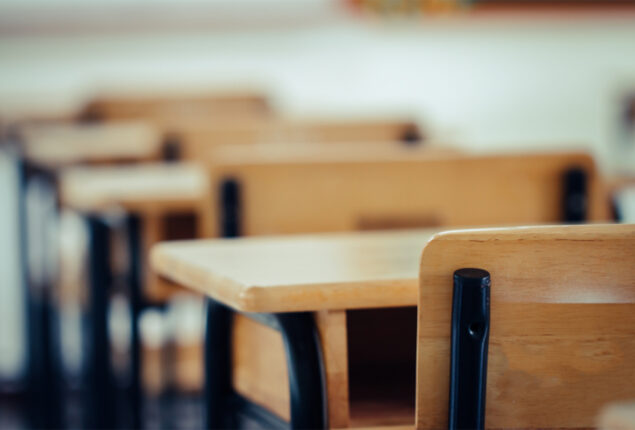 Professor waits in wrong class