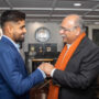 Najam Sethi and Babar Azam engaged in fascinating conversation