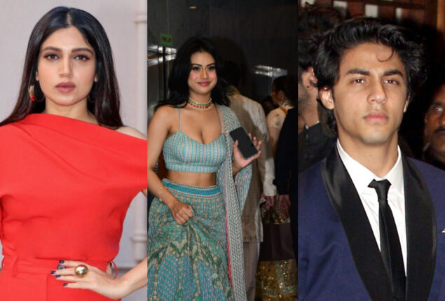 Nysa Devgan, Aryan Khan and Bhumi Pednekar attend party in Mumbai